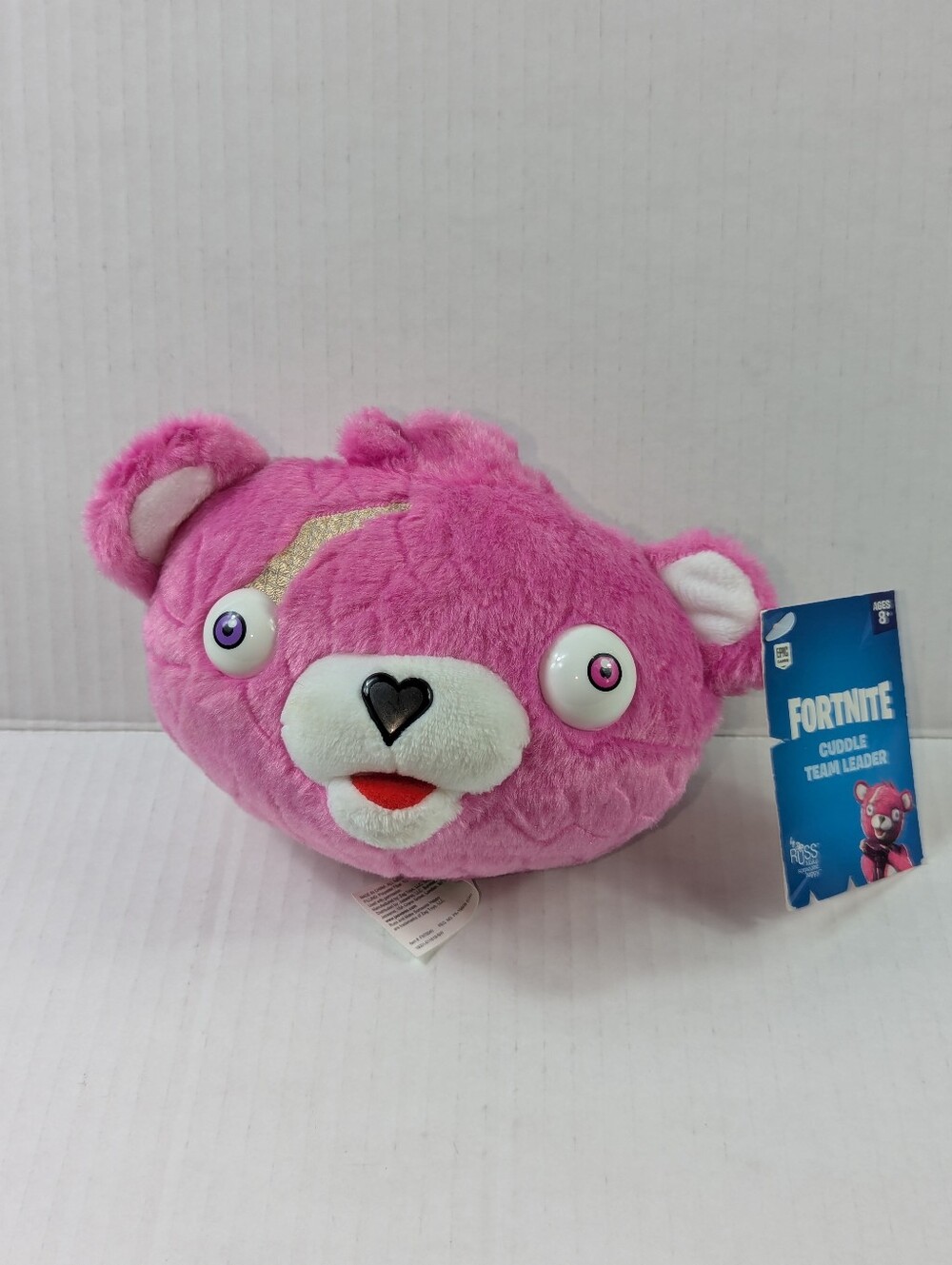 NWT Fortnite Cuddle Team Leader Plush Head 5" by Russ Jazwares